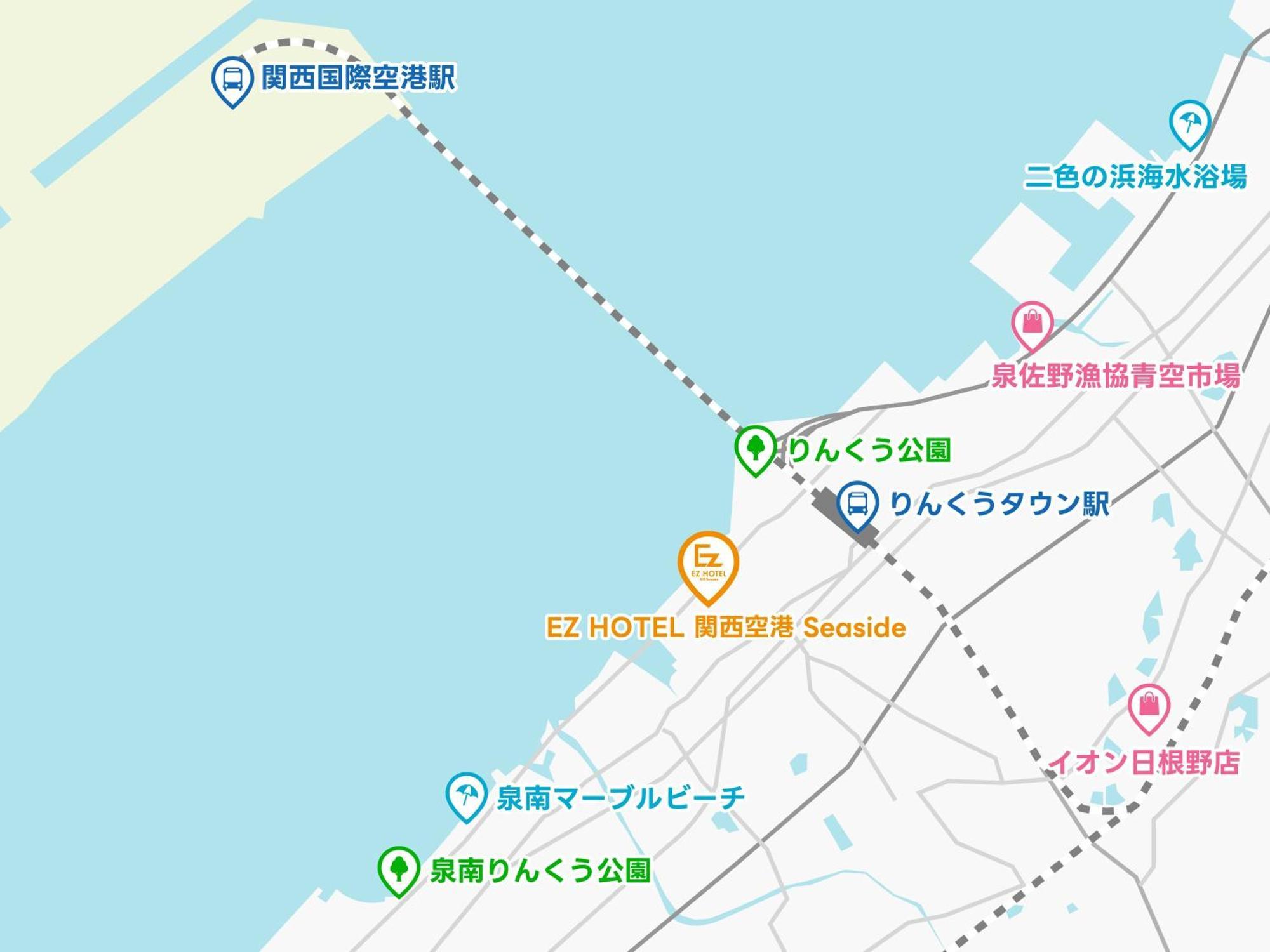 Ez Hotel Kansai Airport Seaside Izumisano Exterior photo